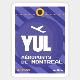 YUL Aeroports de Montreal Sticker